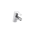 Basin mixer with pop-up waste
