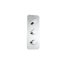 Thermostatic built-in shower mixer with 5 way diverter