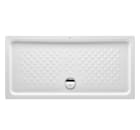 Ceramic rectangular shower tray with antislip base