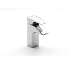 Basin mixer with retractable chain