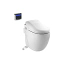 Single floorstanding WC with dual outlet