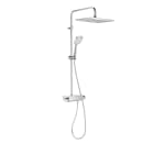 T-Square - Thermostatic shower column with shelf