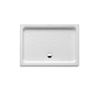 Ceramic rectangular shower tray with antislip base