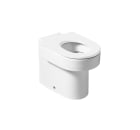Back-to-wall single floorstanding children's WC with dual outlet