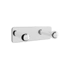 Double robe hook (installation with screws or adhesive)