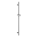 Height-adjustable 900 mm shower bar with adjustable and swivel hand-shower bracket
