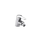 Bidet mixer with pop-up waste
