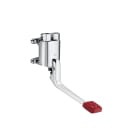 Foot - Progressive foot pedal faucet. Wall-mounted. Foot operated