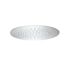 Extraslim metallic rain shower head for ceiling installation