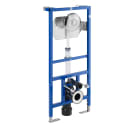 Duplo WC Fluxor - Built-in structure for wall-hung WC with dual flush valve. Ø 90 / Ø 110 elbow.