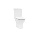 Vitreous china close-coupled WC with dual outlet