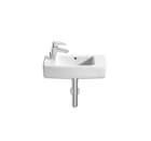 Wall-hung or over countertop vitreous china basin