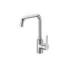 Kitchen mixer with swivel U-spout