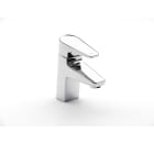 Basin mixer with retractable chain