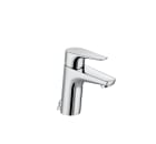 Basin mixer with retractable chain. Cold Start. S-Size
