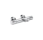Thermostatic wall-mounted bath-shower mixer with diverter-flow regulator