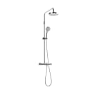 Adjustable thermostatic shower column