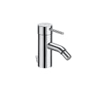 Bidet mixer with retractable chain