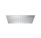 Extraslim metallic rain shower head for ceiling installation
