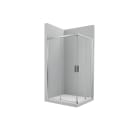 L2 - Lateral shower enclosure with 1 sliding door + 1 fixed panel