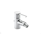 Bidet mixer with pop-up waste
