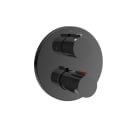 Built-in thermostatic bath-shower mixer with diverter-flow regulator. To completed with RocaBox A525869403