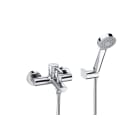 Wall-mounted bath-shower mixer with automatic diverter