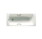 Plus - Rectangular steel bath with anti-slip base (3.5 mm steel sheet)