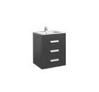 Unik (base unit with three drawers and basin)