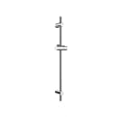 Height-adjustable 700 mm shower bar with adjustable and swivel hand-shower bracket