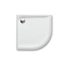Ceramic corner shower tray with antislip base