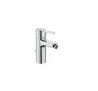 Bidet mixer with pop-up waste