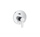 Built-in bath-shower mixer with automatic diverter