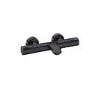 Thermostatic wall-mounted bath-shower mixer with diverter-flow regulator