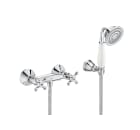 Wall-mounted twin-lever shower mixer