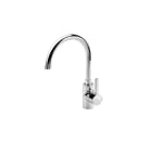 Kitchen mixer with swivel C-spout