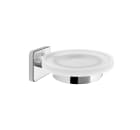 Wall-mounted soap dish (installation with screws or adhesive)