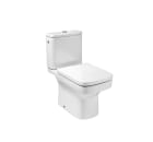 Vitreous china close-coupled WC with horizontal outlet