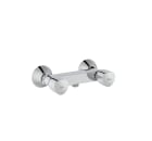 Wall-mounted twin-lever shower mixer