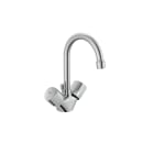 Twin-lever basin mixer with swivel spout. M-Size