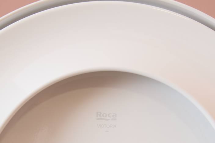 White Victoria A801E60001 Roca