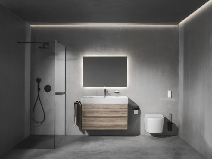 Handsets, Shower Columns, Rain Showers Titanium black Rainsense A5B2250CN0 Roca