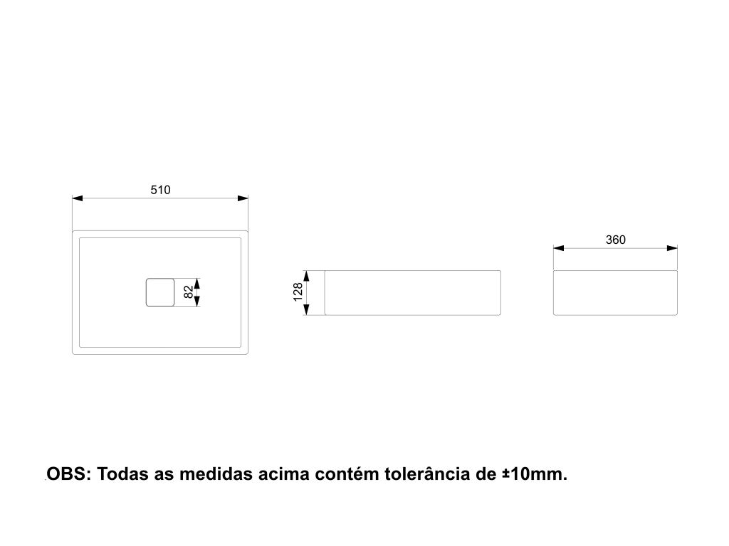 Esquema de cotas